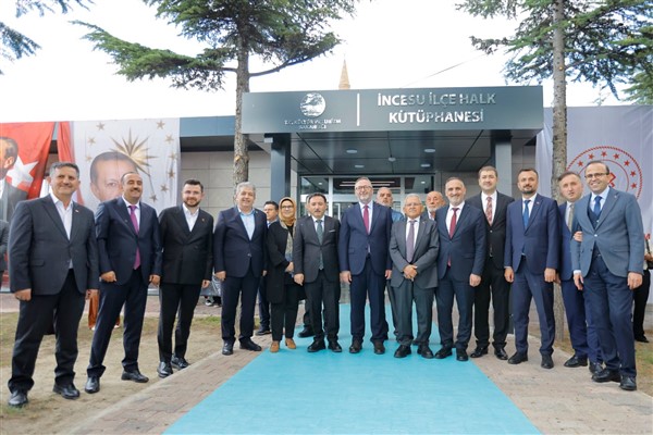 İncesu İlçe Halk Kütüphanesi 22 bin kitapla hizmete açıldı İncesu İlçe Halk Kütüphanesi 22 bin kitapla hizmete açıldı