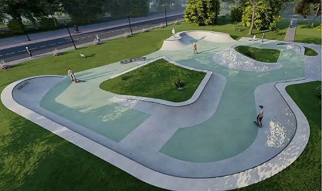 İnegöllü Gençlere Yeni Kaykay Park İnegöllü Gençlere Yeni Kaykay Park