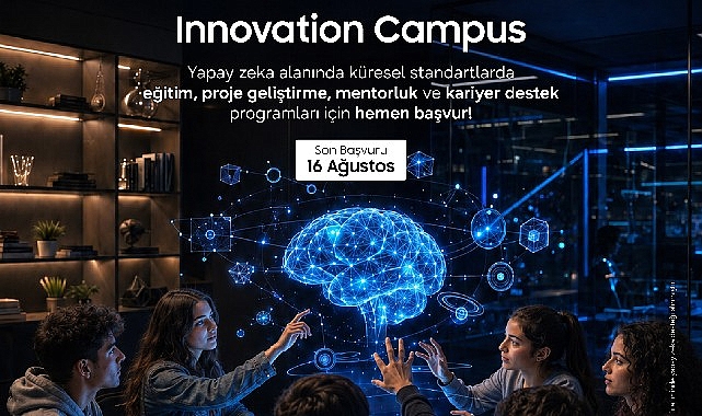 Innovation Campus'un yeni yapay zekâ sınıfı için başvuruları için geri sayım başladı Innovation Campus'un yeni yapay zekâ sınıfı için başvuruları için geri sayım başladı