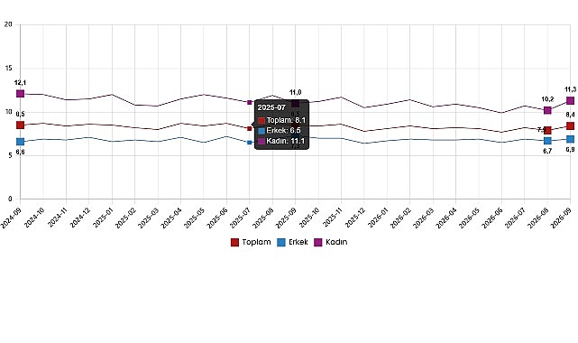 İşgücü İstatistikleri, Eylül 2026 İşgücü İstatistikleri, Eylül 2026