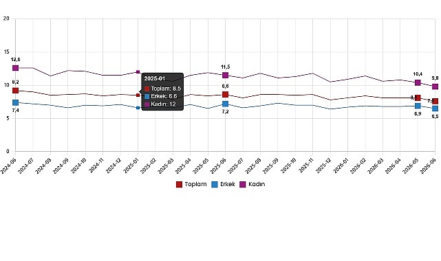 İşgücü İstatistikleri, Haziran 2026 İşgücü İstatistikleri, Haziran 2026