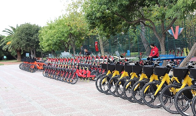 İstanbul'un yeni paylaşımlı bisiklet modeli tanıtıldı İstanbul'un yeni paylaşımlı bisiklet modeli tanıtıldı
