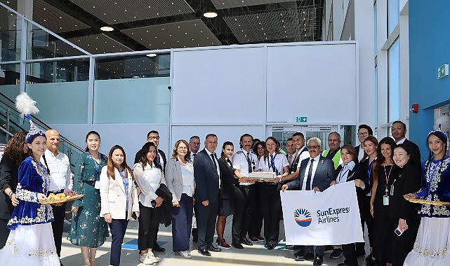 İzmir ile Almatı arasında direkt uçuşlar başladı İzmir ile Almatı arasında direkt uçuşlar başladı