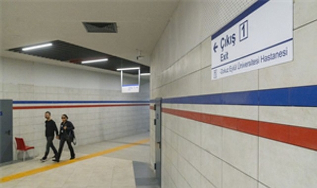 İzmir Metrosu'ndan Dokuz Eylül Hastanesi'ne kesintisiz yaya tüneli açıldı İzmir Metrosu'ndan Dokuz Eylül Hastanesi'ne kesintisiz yaya tüneli açıldı