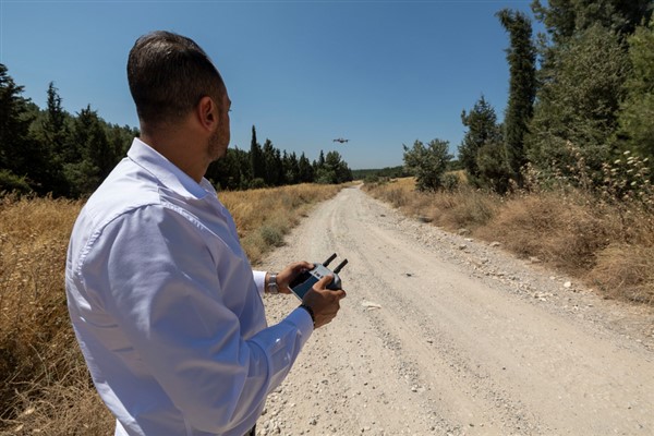 İzmir'de kaçak hafriyat dökümlerine dronlu denetim İzmir'de kaçak hafriyat dökümlerine dronlu denetim