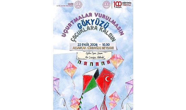 İzmir'de Uçurtmalar Gazzeli Çocuklar İçin Gökyüzüne Yükselecek İzmir'de Uçurtmalar Gazzeli Çocuklar İçin Gökyüzüne Yükselecek