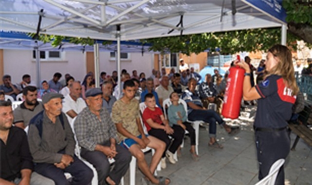 İzmir'in kırsal mahalleleri yangına karşı güçleniyor İzmir'in kırsal mahalleleri yangına karşı güçleniyor