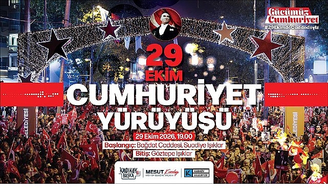 Kadıköy'de Büyük Cumhuriyet Yürüyüşü Kadıköy'de Büyük Cumhuriyet Yürüyüşü