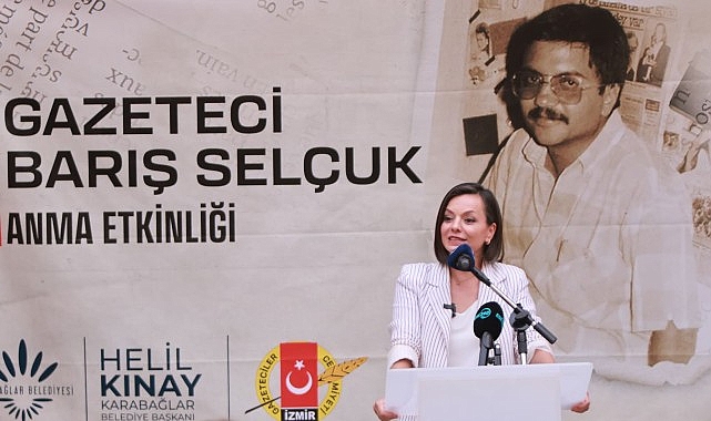 Karabağlar 'da Gazeteci Barış Selçuk saygıyla anıldı Karabağlar 'da Gazeteci Barış Selçuk saygıyla anıldı