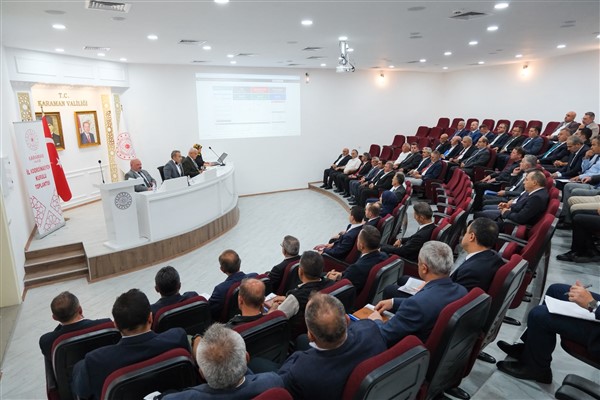 Karaman'da İl Koordinasyon Kurulu toplandı Karaman'da İl Koordinasyon Kurulu toplandı