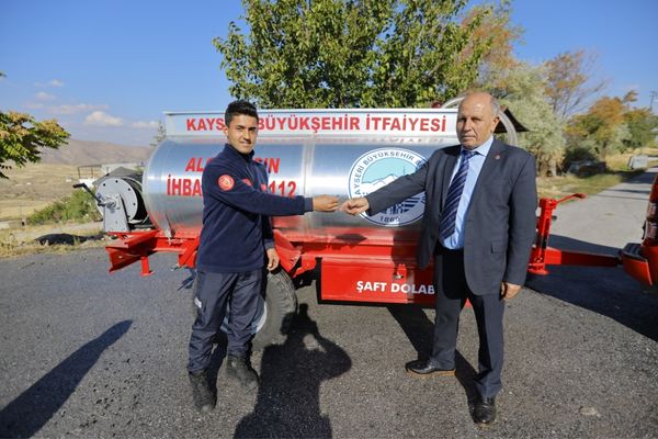 Kayseri’de kırsal yangınlar için 3 tonluk söndürme araçları