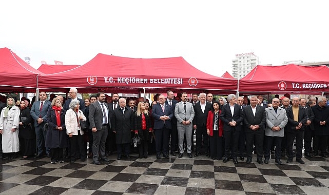 Keçiören'de Atatürk Anılarak Cumhuriyet Bayramı Kutlandı