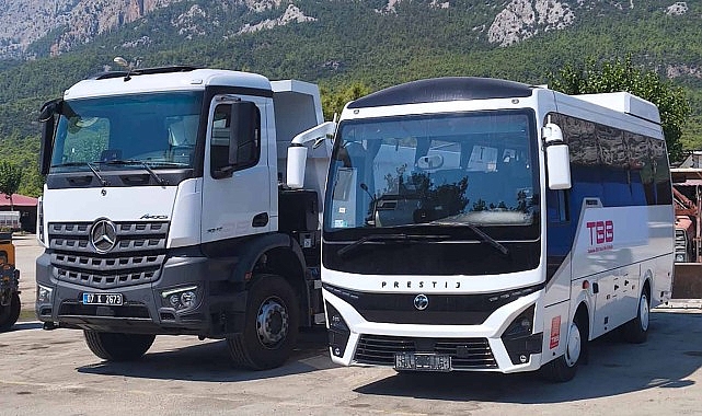 Kemer Belediye araç filosu genişliyor Kemer Belediye araç filosu genişliyor