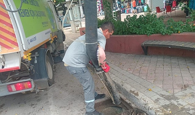 Kemer'de mazgal temizliği çalışmaları tamamlandı Kemer'de mazgal temizliği çalışmaları tamamlandı