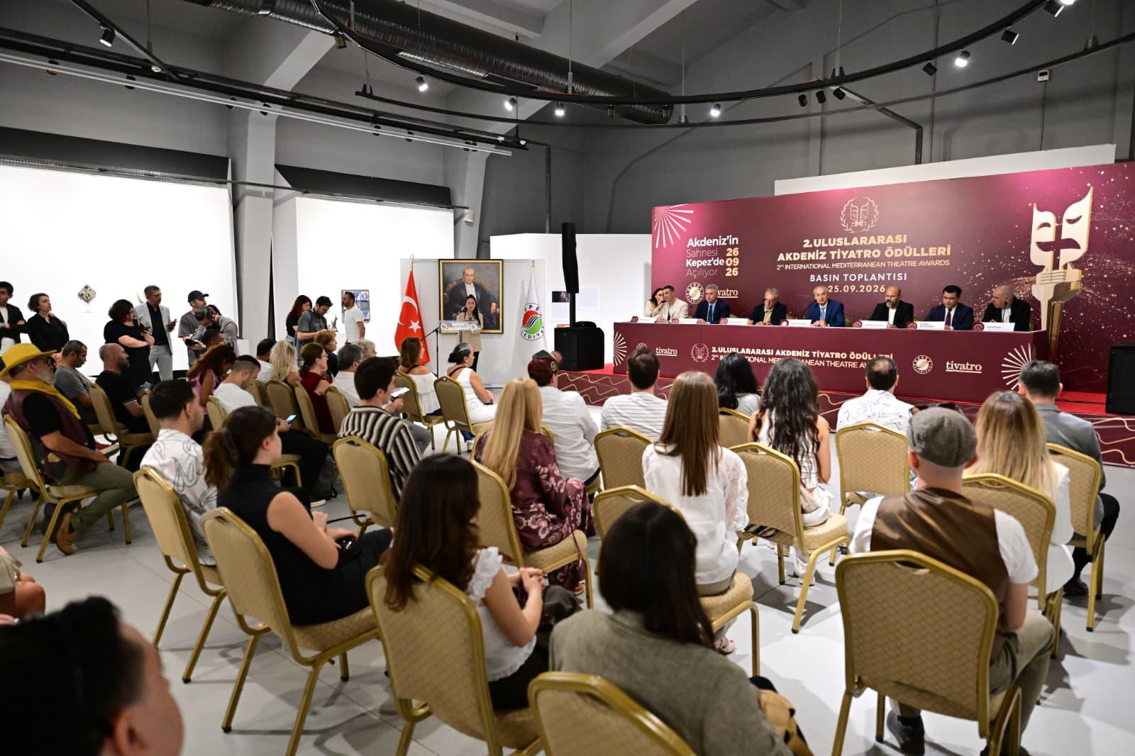 Kepez’de Uluslararası Akdeniz Tiyatro Ödülleri için geri sayım başladı Kepez’de Uluslararası Akdeniz Tiyatro Ödülleri için geri sayım başladı