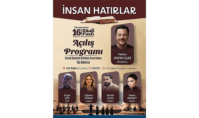 Kocaeli Kitap Fuarı resmi törenle açılacak Kocaeli Kitap Fuarı resmi törenle açılacak