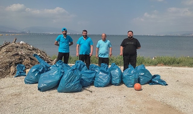 Kocaeli'nin kıyı şeritleri 10 ton atıktan arındırıldı