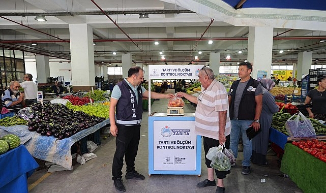 Konak'ın pazar yerlerinde güvenli alışveriş Konak'ın pazar yerlerinde güvenli alışveriş