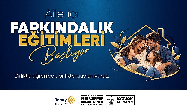 Konak'ta Aile İçi Farkındalık Seminerleri başlıyor Konak'ta Aile İçi Farkındalık Seminerleri başlıyor