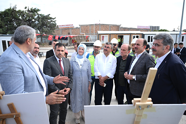 Konya’da iki raylı sistem projesinde çalışmalar incelendi Konya’da iki raylı sistem projesinde çalışmalar incelendi