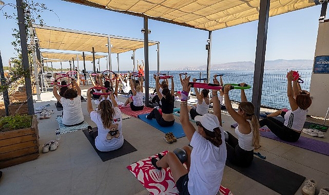 Körfez manzarasında spor keyfi Körfez manzarasında spor keyfi