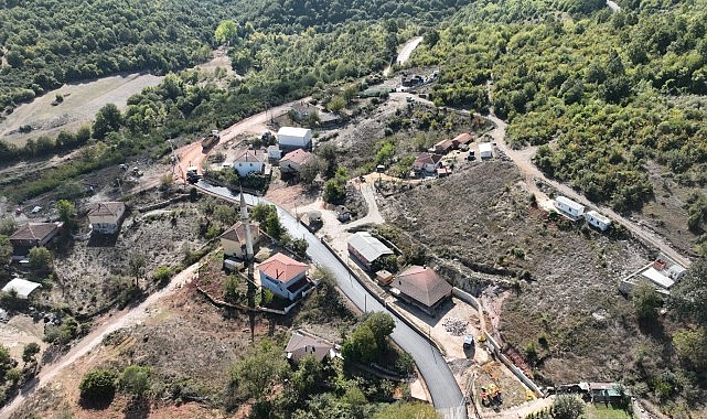 Körfez'de köy yollarına Büyükşehir dokunuşu Körfez'de köy yollarına Büyükşehir dokunuşu