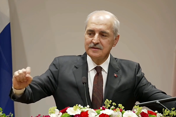 Kurtulmuş, Norveç Parlamentosu Başkanı Gharahkhani ile bir araya geldi