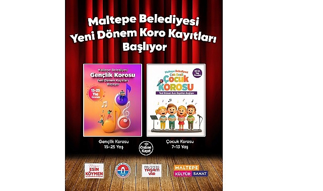 Maltepe Belediyesi'nin Çocuk ve Gençlik Korosu yeni seslerini arıyor Maltepe Belediyesi'nin Çocuk ve Gençlik Korosu yeni seslerini arıyor