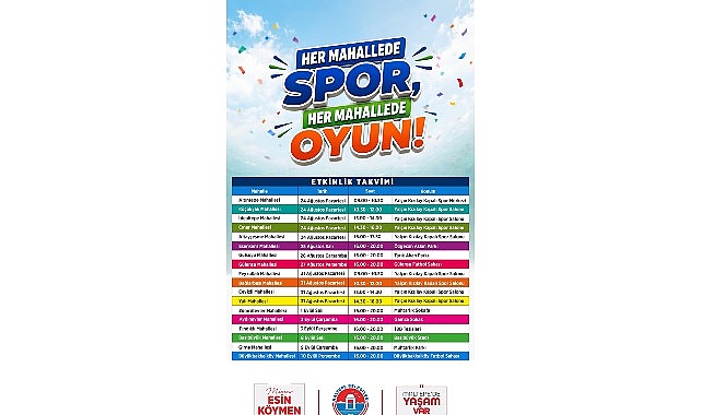 Maltepe'nin mahallelerinde 'Spor ve Oyun Şöleni' heyecanı yaşanacak Maltepe'nin mahallelerinde 'Spor ve Oyun Şöleni' heyecanı yaşanacak