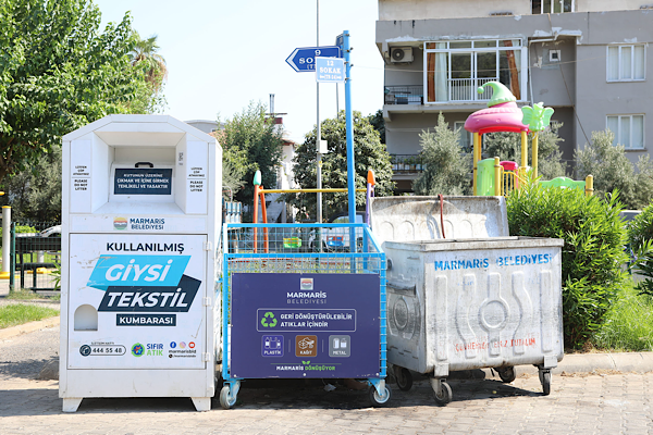 Marmaris’te bir ayda 550 ton geri dönüşüm atığı toplandı Marmaris’te bir ayda 550 ton geri dönüşüm atığı toplandı