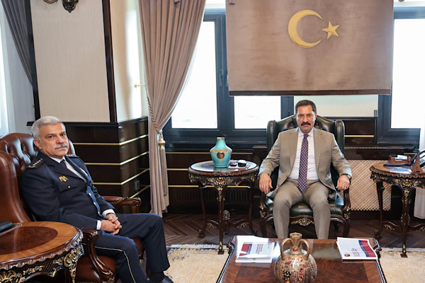 Masatlı, Hatay İl Emniyet Müdürü Özen’i kabul etti Masatlı, Hatay İl Emniyet Müdürü Özen’i kabul etti