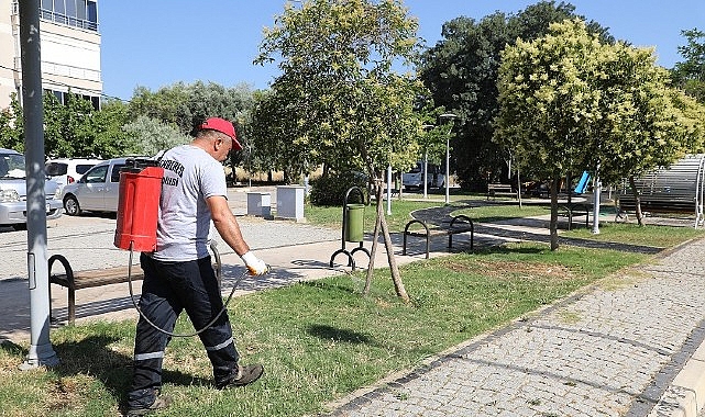 Menderes'in Parkları Daima Bakımlı Menderes'in Parkları Daima Bakımlı
