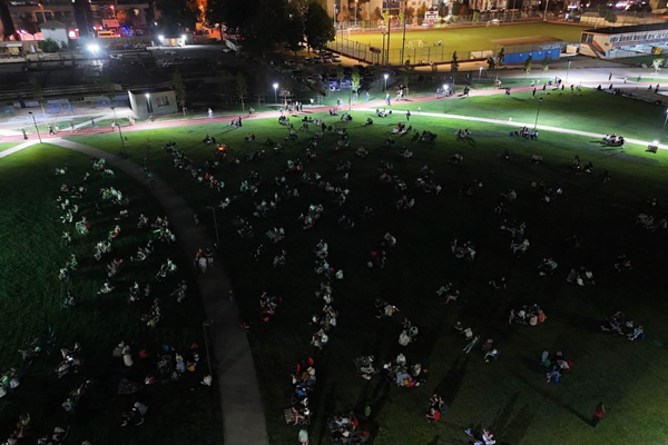 Merkez Park’ta spor ve açık hava sineması vatandaşlarla buluştu Merkez Park’ta spor ve açık hava sineması vatandaşlarla buluştu