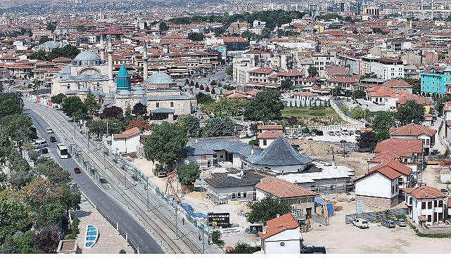 Mevlevi Dergahı İnşaatını İnceleyen Başkan Altay: “Büyük Bir Dönüşümü Türkiye'ye Örnek Şekilde Yürütüyoruz"   