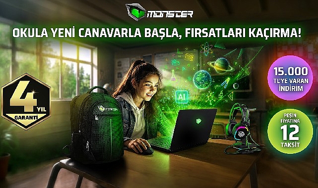 Okula Yeni Canavarla Başla, Fırsatları Kaçırma! Okula Yeni Canavarla Başla, Fırsatları Kaçırma!