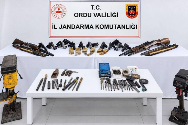 Ordu'da çok sayıda mühimmat ele geçirildi Ordu'da çok sayıda mühimmat ele geçirildi