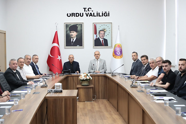 Ordu'da SANTEK toplantısı Vali Erol başkanlığında yapıldı Ordu'da SANTEK toplantısı Vali Erol başkanlığında yapıldı