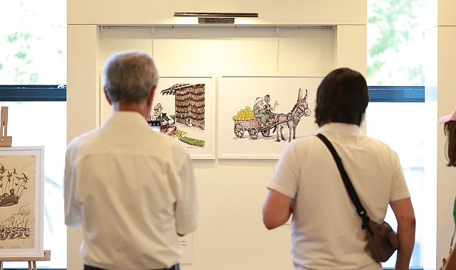 Osmangazi'de Göçün Hikayelerini Karikatürlerle Anlatan Sergi Osmangazi'de Göçün Hikayelerini Karikatürlerle Anlatan Sergi