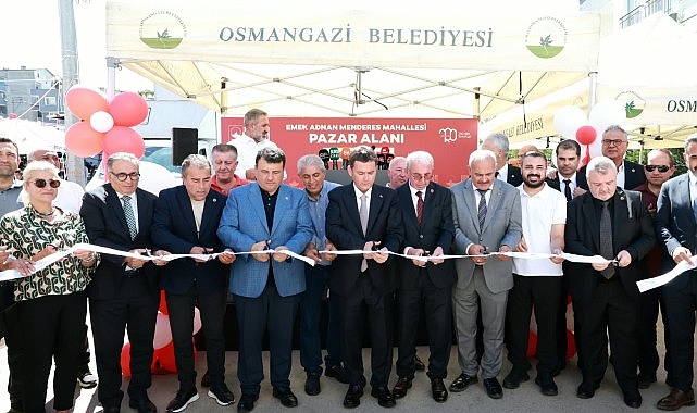 Osmangazi'de Modern Bir Pazar Alanı Daha Hizmete Girdi Osmangazi'de Modern Bir Pazar Alanı Daha Hizmete Girdi