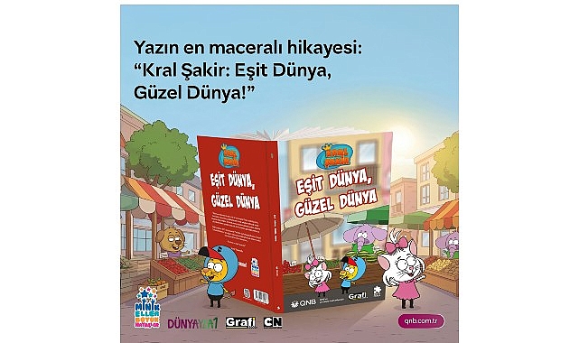 QNB Türkiye ve Kral Şakir'den Çocuklara Karne Hediyesi QNB Türkiye ve Kral Şakir'den Çocuklara Karne Hediyesi