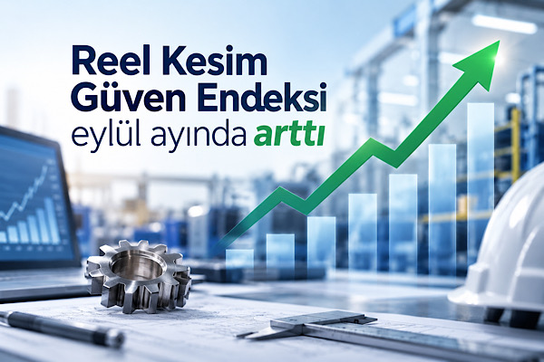Reel Kesim Güven Endeksi eylül ayında arttı Reel Kesim Güven Endeksi eylül ayında arttı
