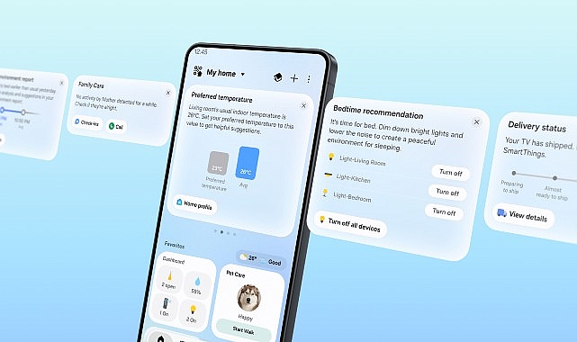 Samsung, daha sezgisel kullanıcı deneyimleri sunan yeni platform güncellemesiyle “SmartThings Now"ı tanıttı Samsung, daha sezgisel kullanıcı deneyimleri sunan yeni platform güncellemesiyle “SmartThings Now"ı tanıttı