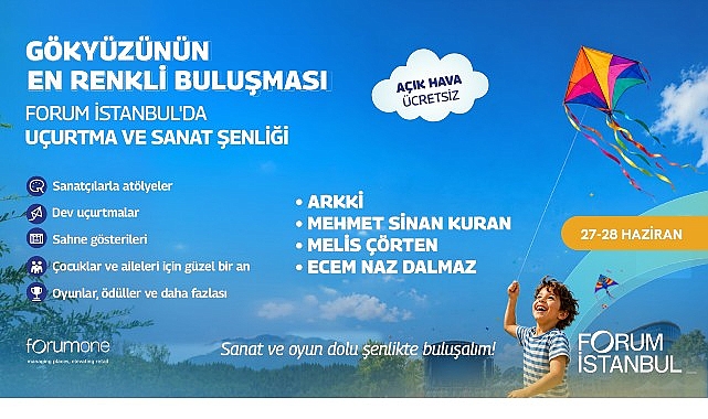 Sanat, oyun ve hayal gücü dolu ücretsiz etkinlikler 27–28 Haziran'da Sanat, oyun ve hayal gücü dolu ücretsiz etkinlikler 27–28 Haziran'da