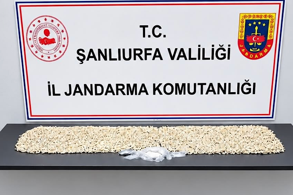 Şanlıurfa’da 14 bin 410 Captagon hap ele geçirildi Şanlıurfa’da 14 bin 410 Captagon hap ele geçirildi