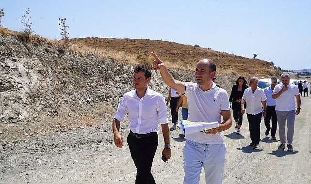 Seferihisar'ın ulaşımına nefes aldıracak “Çevre Yolu" için sahada ortak inceleme