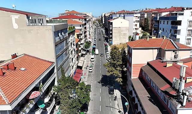 Şehit Numan Dede Caddesi yeni yüzüyle hizmette Şehit Numan Dede Caddesi yeni yüzüyle hizmette