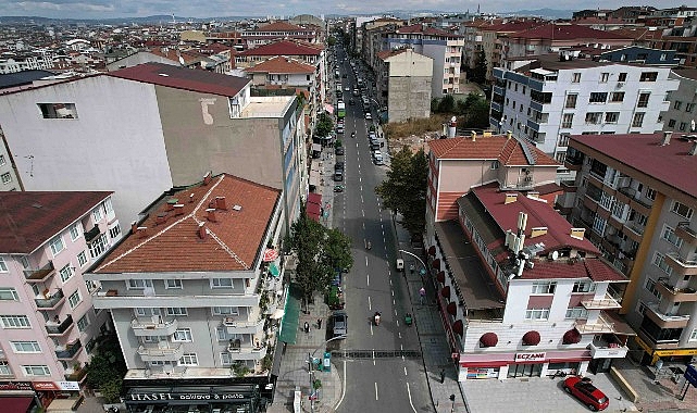 Şehit Numan Dede Caddesi yeni yüzüyle hizmette Şehit Numan Dede Caddesi yeni yüzüyle hizmette