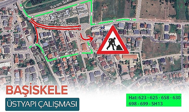 Selahattin Eyyubi Caddesi 4 gün trafiğe kapalı Selahattin Eyyubi Caddesi 4 gün trafiğe kapalı