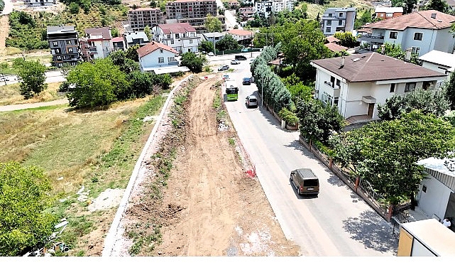 Selahattin Eyyubi Caddesi'nde 2. etapta sona doğru Selahattin Eyyubi Caddesi'nde 2. etapta sona doğru