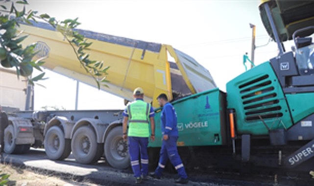 Selçuk'ta 15,5 kilometrelik yol yenileniyor Selçuk'ta 15,5 kilometrelik yol yenileniyor